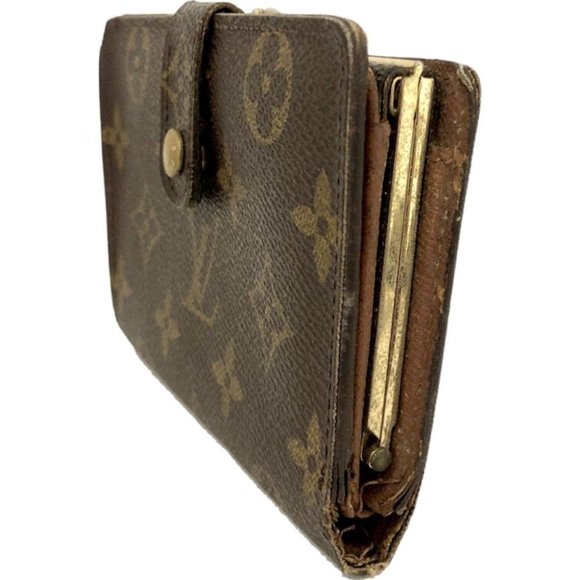 440137X Louis Vuitton Wallet Porte Monnaie Brown Monogram - Picture 3 of 9